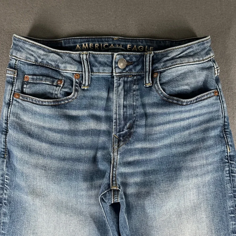 American Eagle Outfitters Original Bootcut Jeans Mens 30x32 Airflex+ Denim - Picture 4 of 16